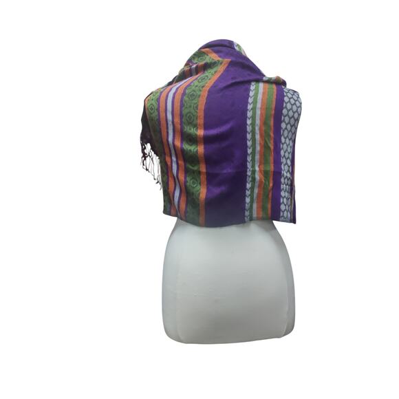 Pashmina 100 percent cashmire Boho scarf shawl wrap - Picture 2 of 4